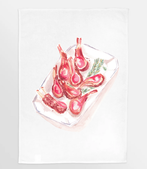 Tea Towel - Lamb Cutlets